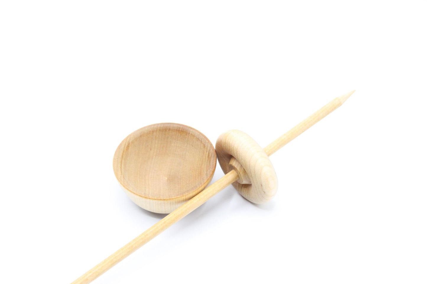 Unfinished Tiny Spinning Bowl - Supported Spinning, Accessories, or Children's Play