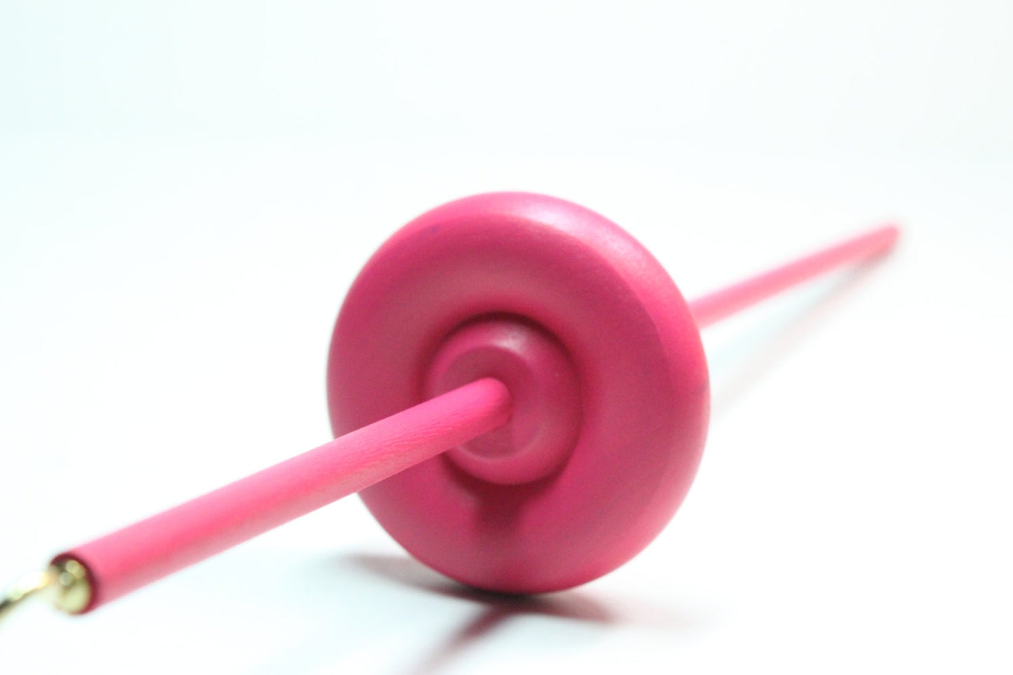 Pink Laceweight Drop Spindle - Learn To Spin - Beginners Dream