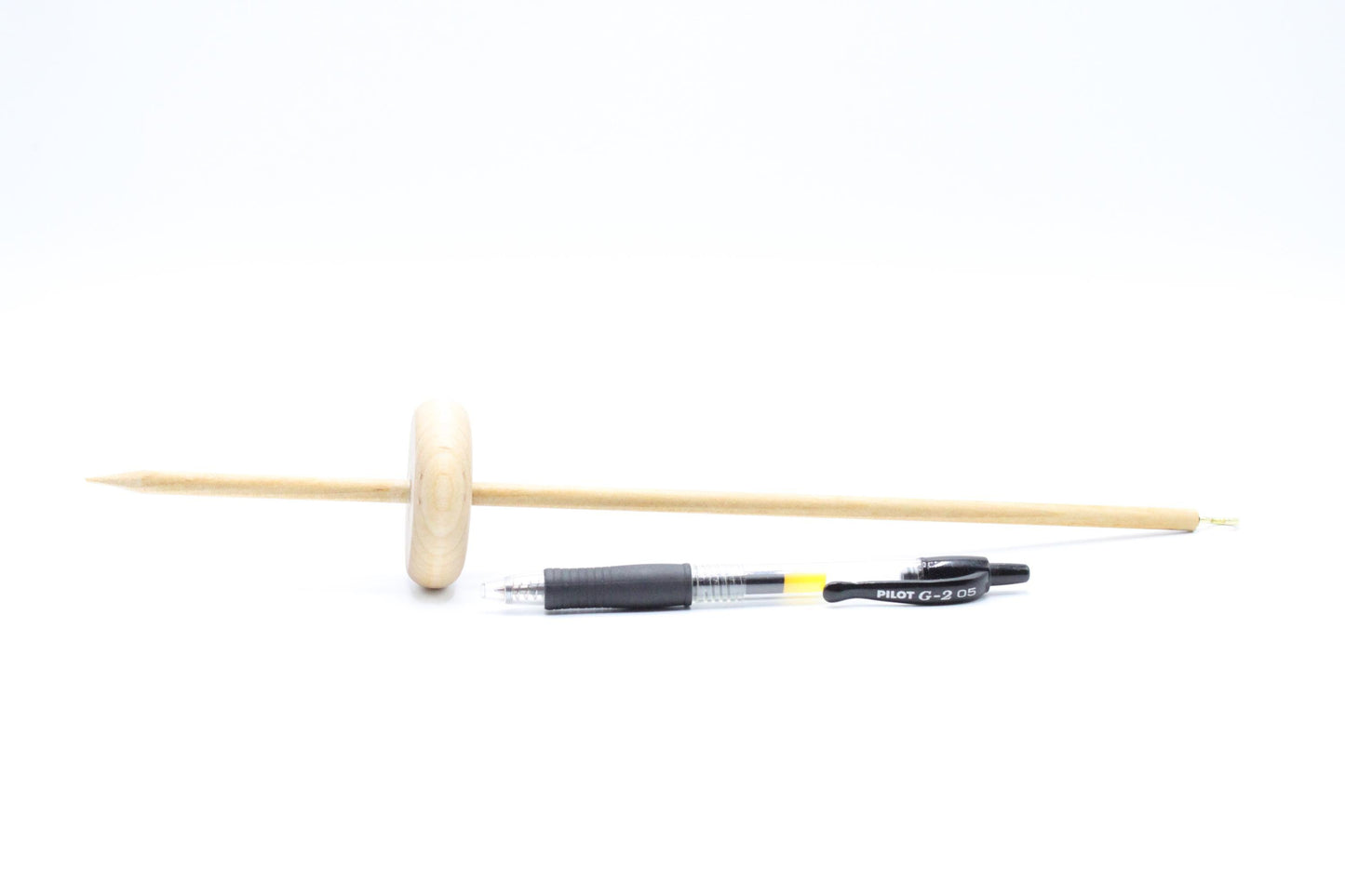 Beginner Learn To Spin Set: Bottom & Top Lace Weight Drop Spindle