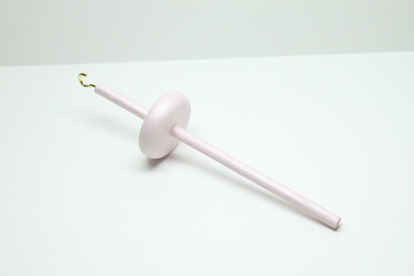 Pearl Pink Drop Spindle Mini Spindle - On The Go or Children's Spinning