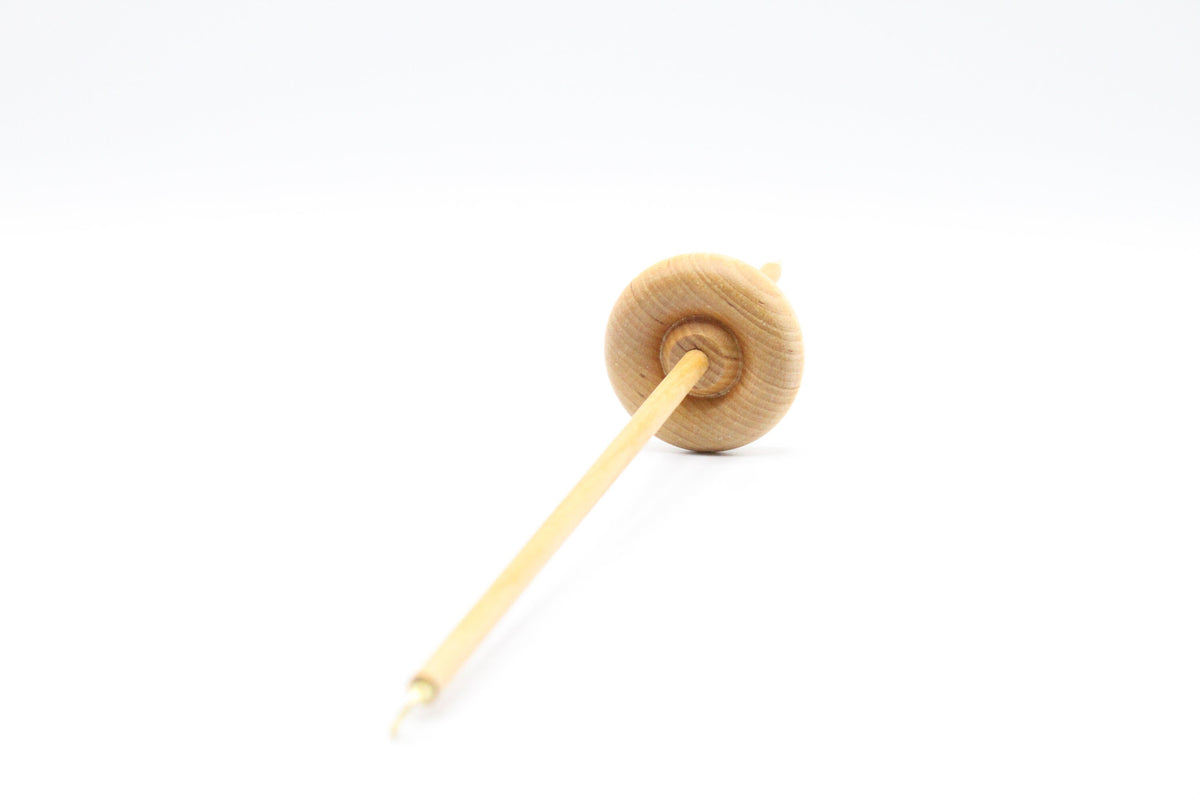 Beginners Spinning Lace Weight Complete Kit - Learn To Spin - Top Whorl, Bottom Whorl, Supported, and Roving - Berry Crush