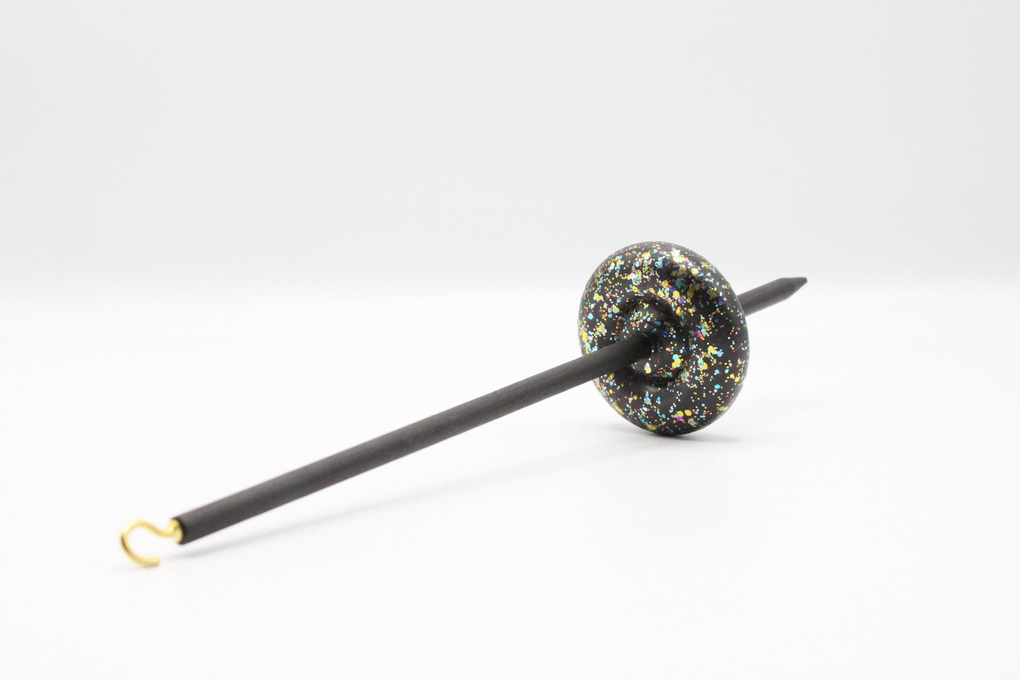 Galaxy Glitter Lace Weight Drop Spindle - Top or Bottom Whorl