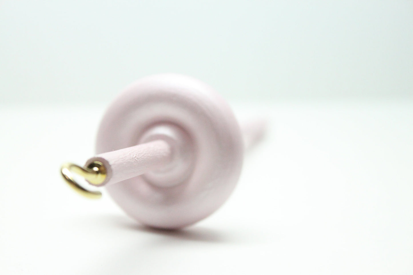 Pearl Pink Drop Spindle Mini Spindle - On The Go or Children's Spinning