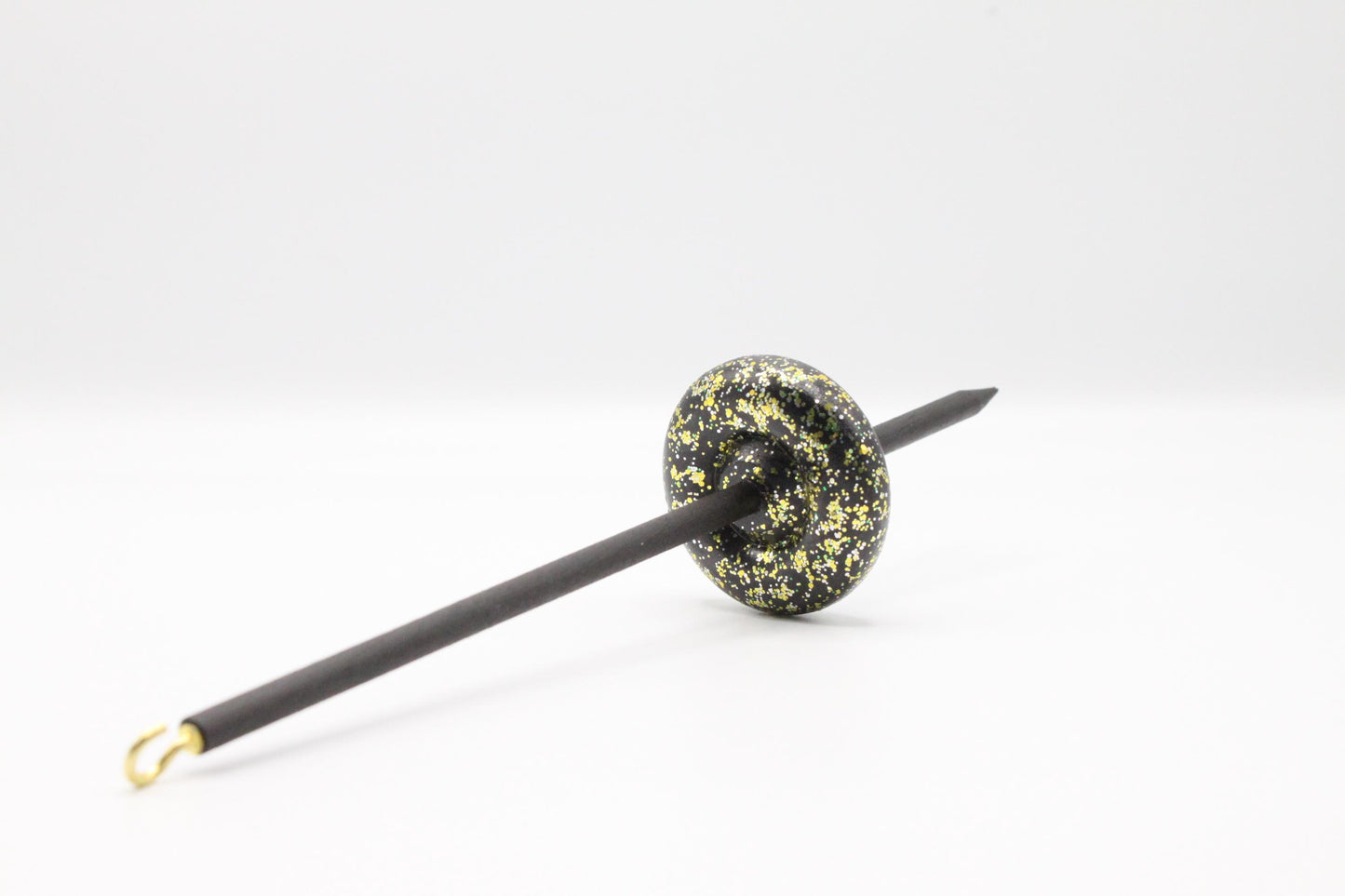 Galaxy Glitter Lace Weight Drop Spindle - Top or Bottom Whorl