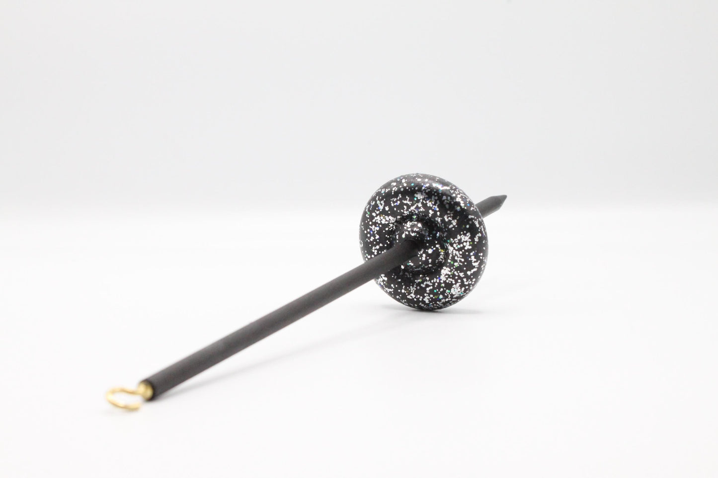 Galaxy Glitter Lace Weight Drop Spindle - Top or Bottom Whorl