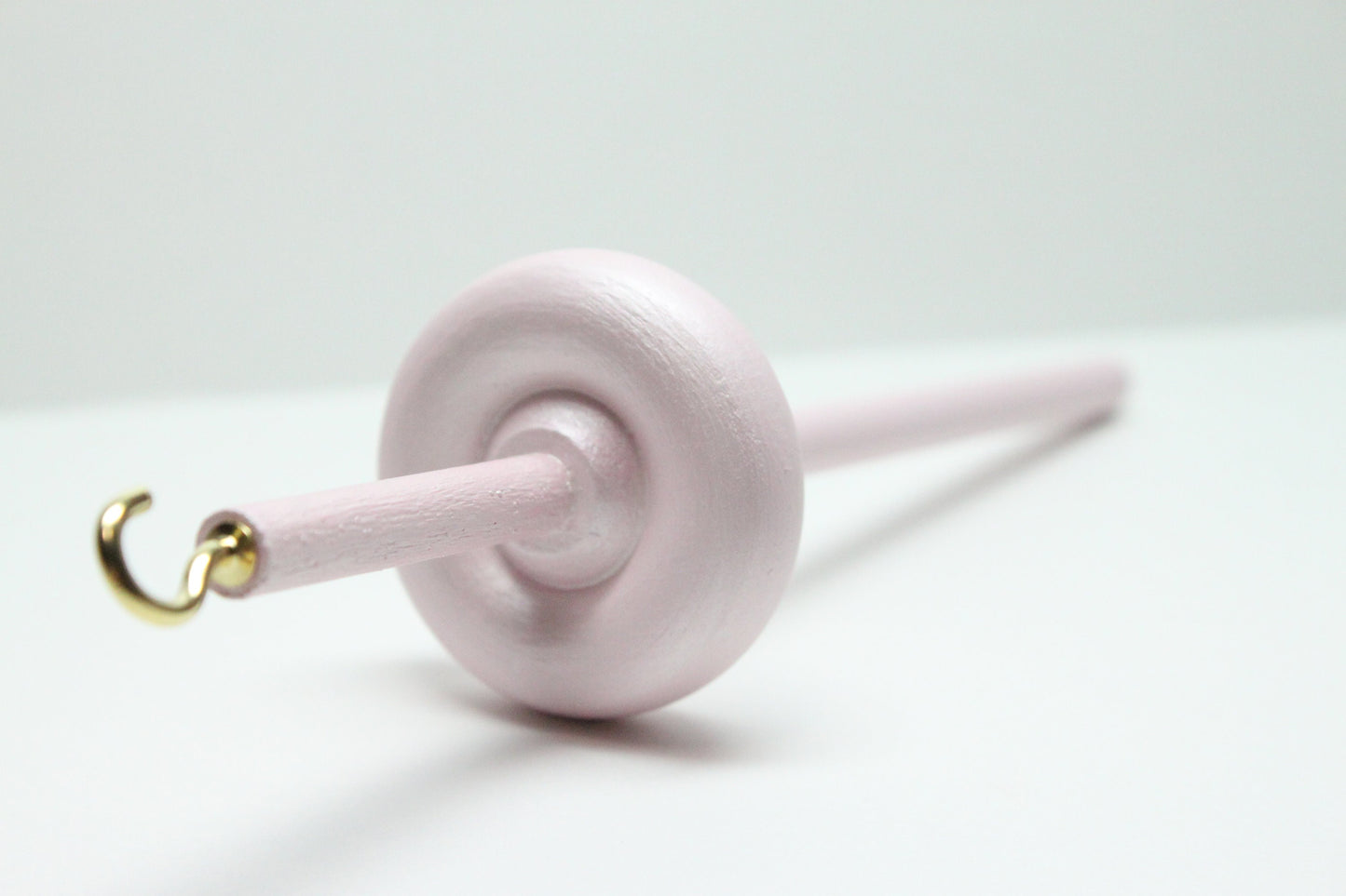 Pearl Pink Drop Spindle Mini Spindle - On The Go or Children's Spinning