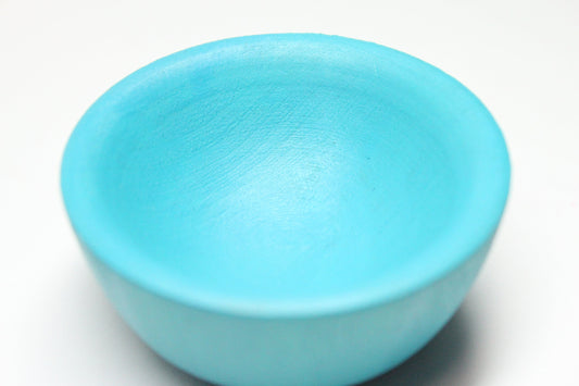 Teal Tiny Spinning Bowl - For Supported Spinning, Children, or Accessories