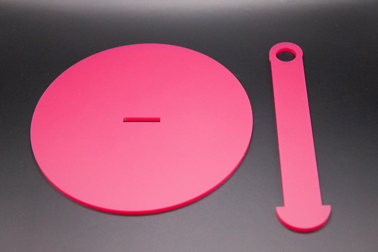 Jewel Tone Acrylic Portable Yarn Holder Wristlet - Crochet Knitting Spinning Travel Yarn Cake Holder - Pick Your Colors