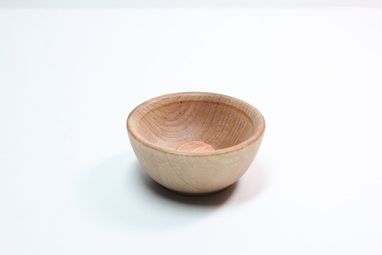 Pecan Stained Tiny Spinning Bowl - Spinning, Children's, Accessories