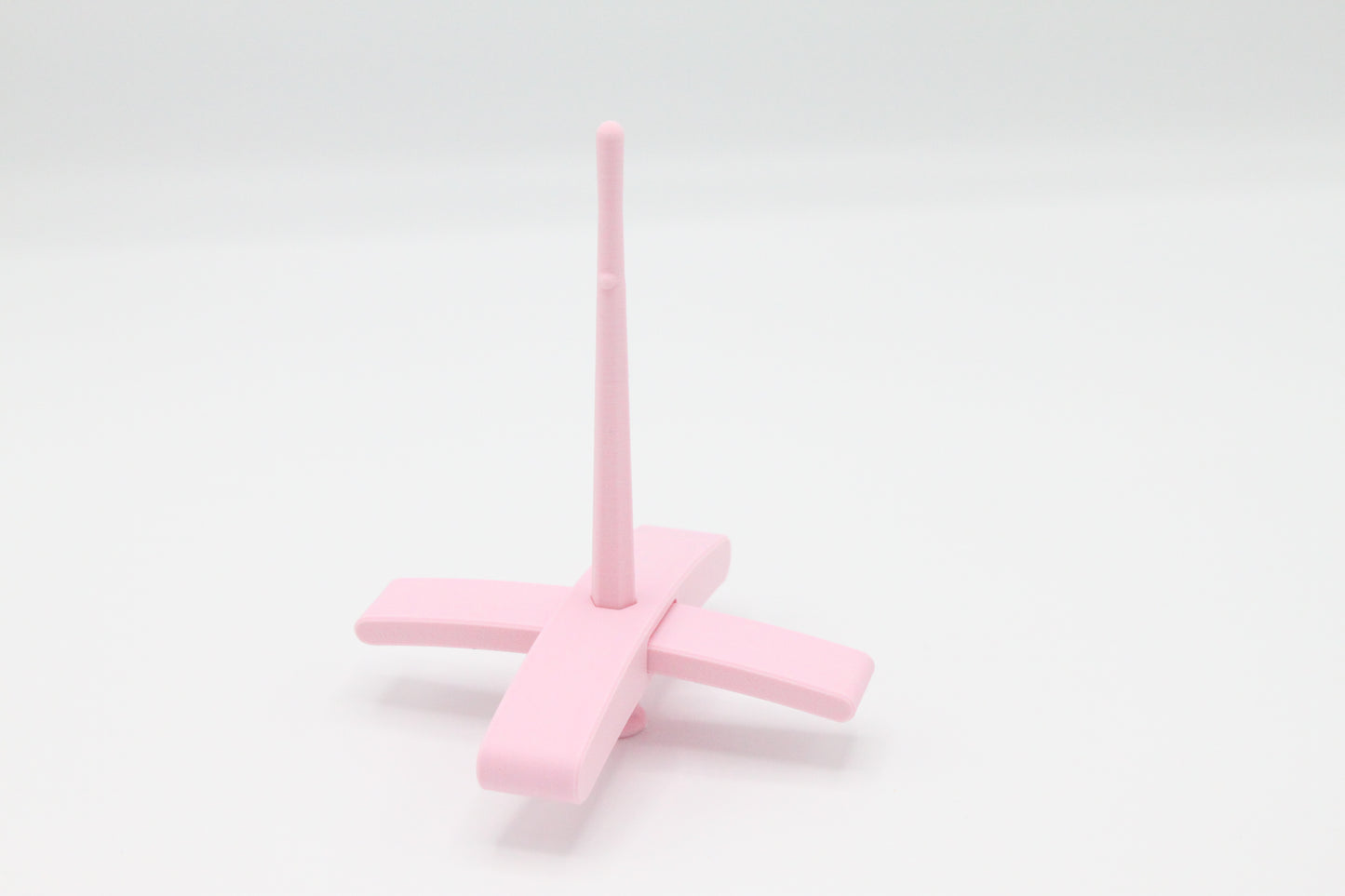 Ultimate Beginner Pastel Pink Drop Spindle Kit - Midi Size - Top Bottom Supported Turkish - Learn To Spin Kit