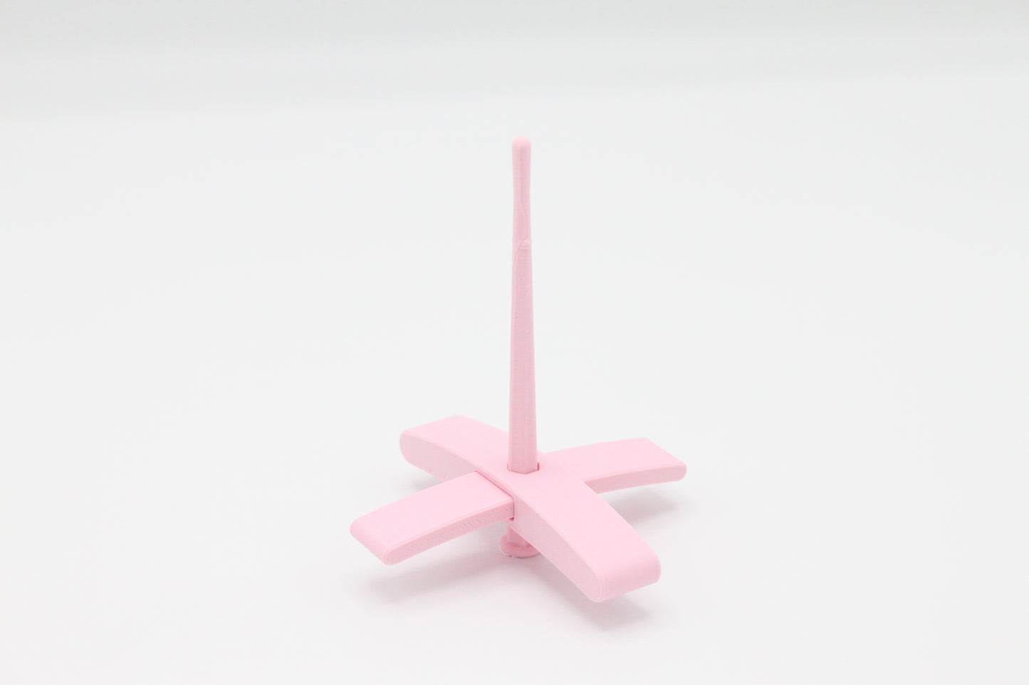 Ultimate Beginner Pastel Pink Drop Spindle Kit - Midi Size - Top Bottom Supported Turkish - Learn To Spin Kit