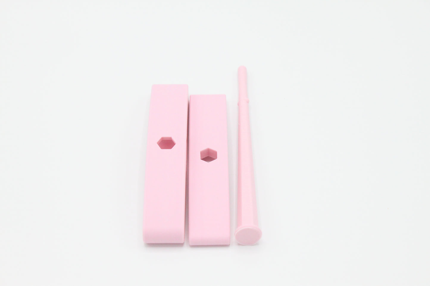 Ultimate Beginner Pastel Pink Drop Spindle Kit - Midi Size - Top Bottom Supported Turkish - Learn To Spin Kit