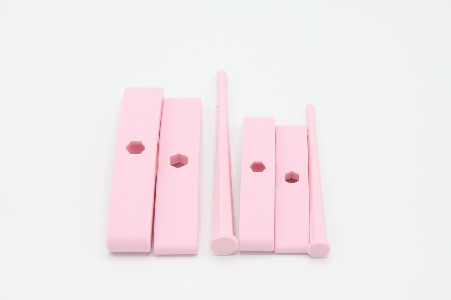 Ultimate Beginner Pastel Pink Drop Spindle Kit - Midi Size - Top Bottom Supported Turkish - Learn To Spin Kit