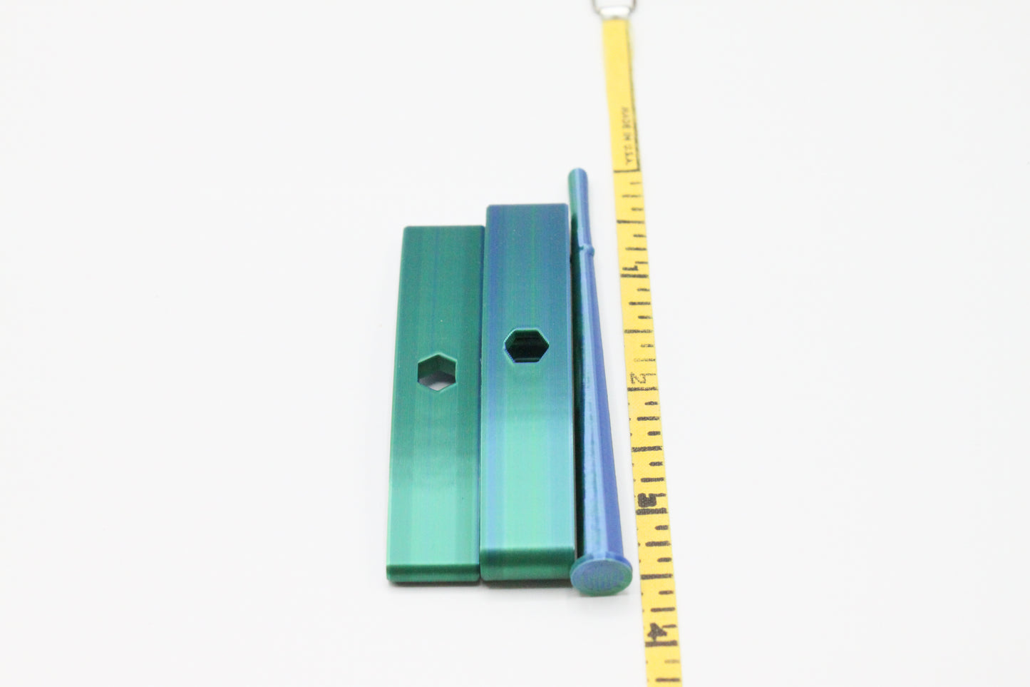 Lagoon - Green & Blue Silk 3D Printed Turkish Spindle - Beginner Friendly