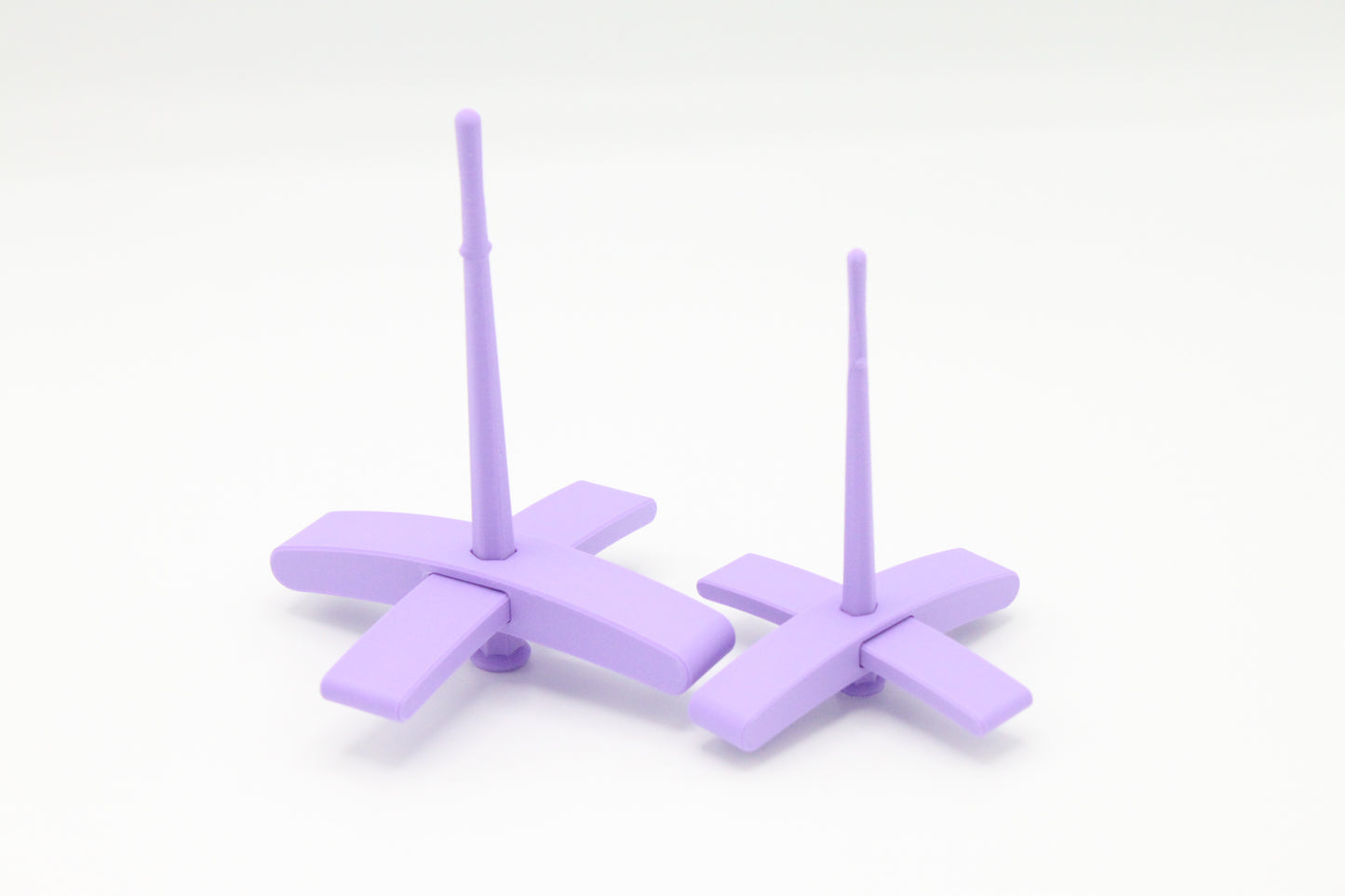 Ultimate Beginner Pastel Purple Drop Spindle Kit - Midi Size - Top Bottom Supported Turkish - Learn To Spin Kit