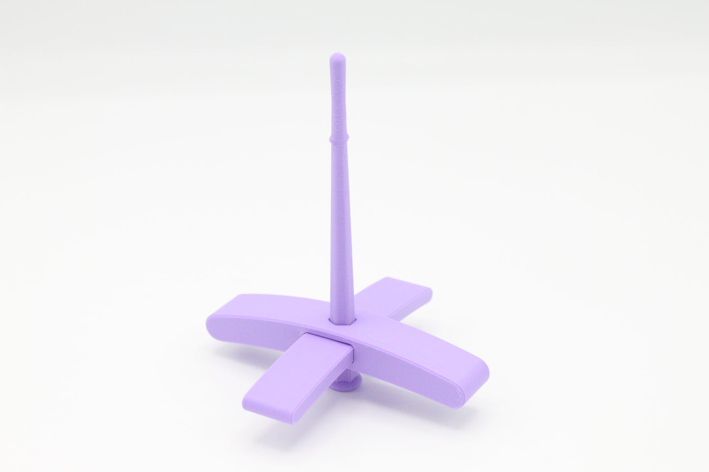 Ultimate Beginner Pastel Purple Drop Spindle Kit - Midi Size - Top Bottom Supported Turkish - Learn To Spin Kit