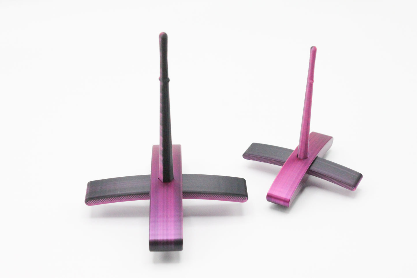 Razzmatazz - Pink & Black Silk 3D Printed Turkish Spindle - Beginner Friendly