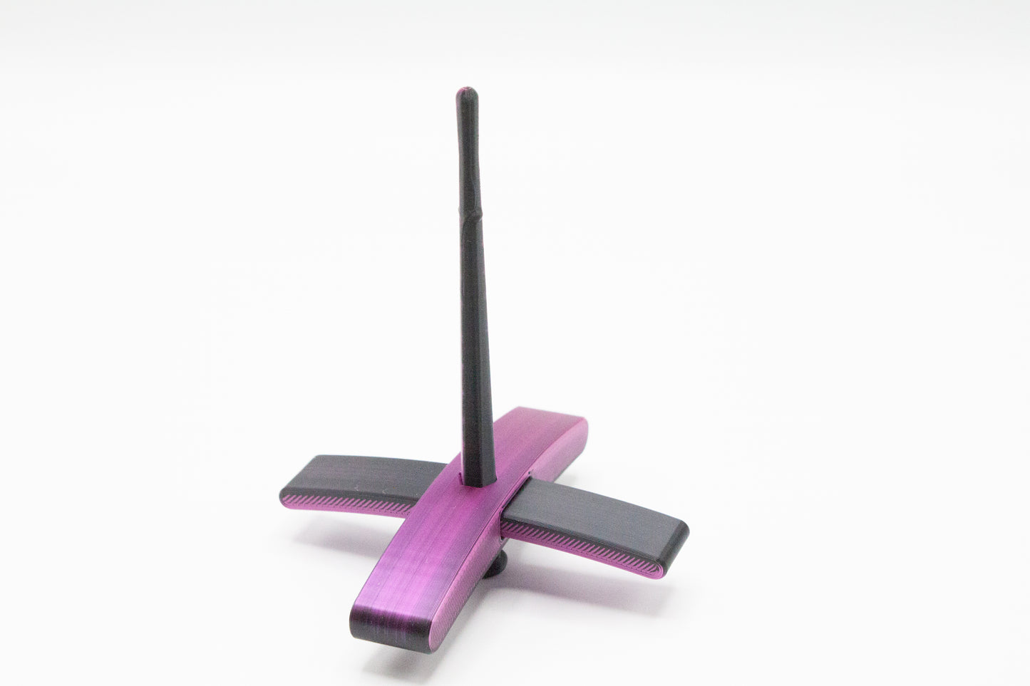 Razzmatazz - Pink & Black Silk 3D Printed Turkish Spindle - Beginner Friendly