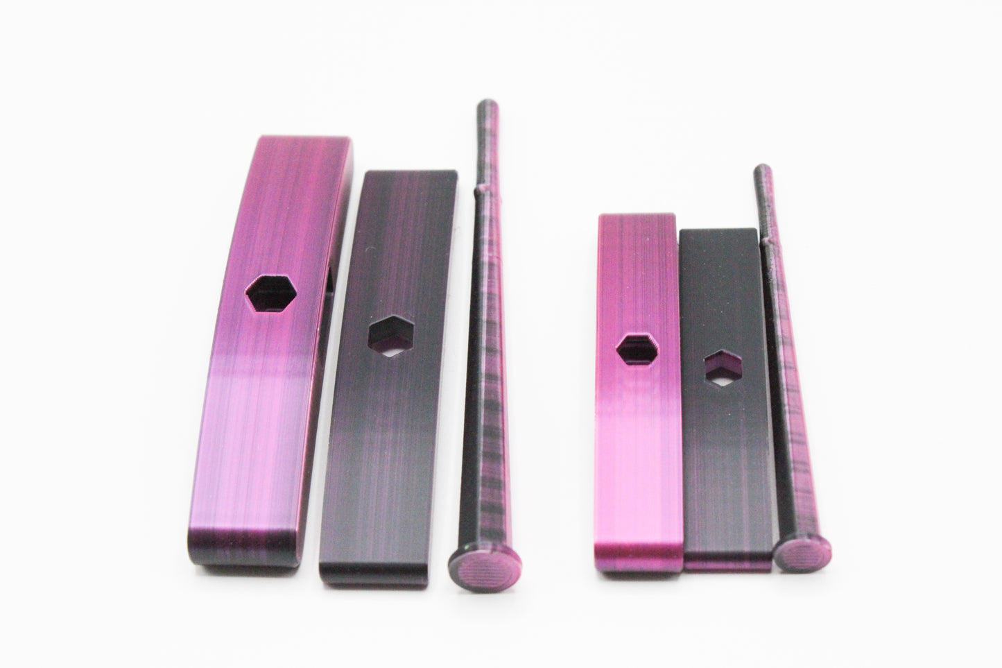 Razzmatazz - Pink & Black Silk 3D Printed Turkish Spindle - Beginner Friendly