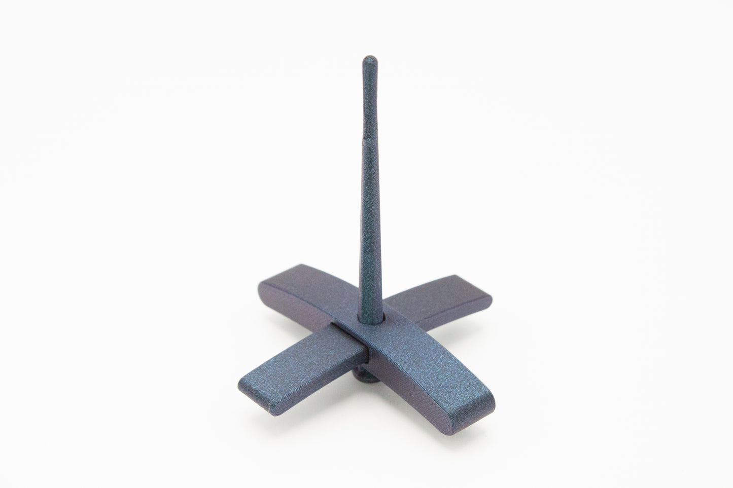 Ultimate Beginner Sea Serpent Drop Spindle Kit - Midi Size Navy - Top Bottom Supported Turkish - Learn To Spin Kit