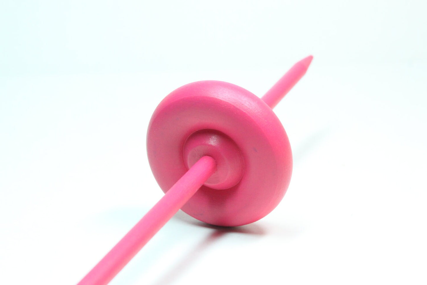 Pink Laceweight Drop Spindle - Learn To Spin - Beginners Dream