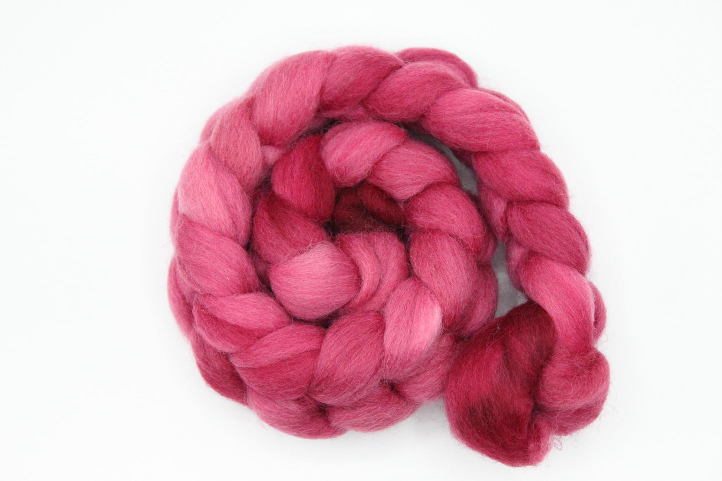 4 oz Falkland Roving - Jewel Tones - Solid Hand Dyed Falkland Wool - Spinning Fiber Felting