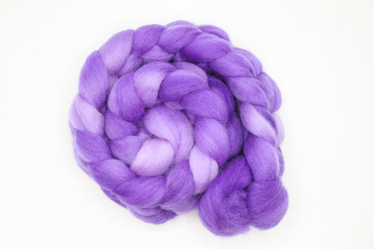 4 oz Falkland Roving - Jewel Tones - Solid Hand Dyed Falkland Wool - Spinning Fiber Felting