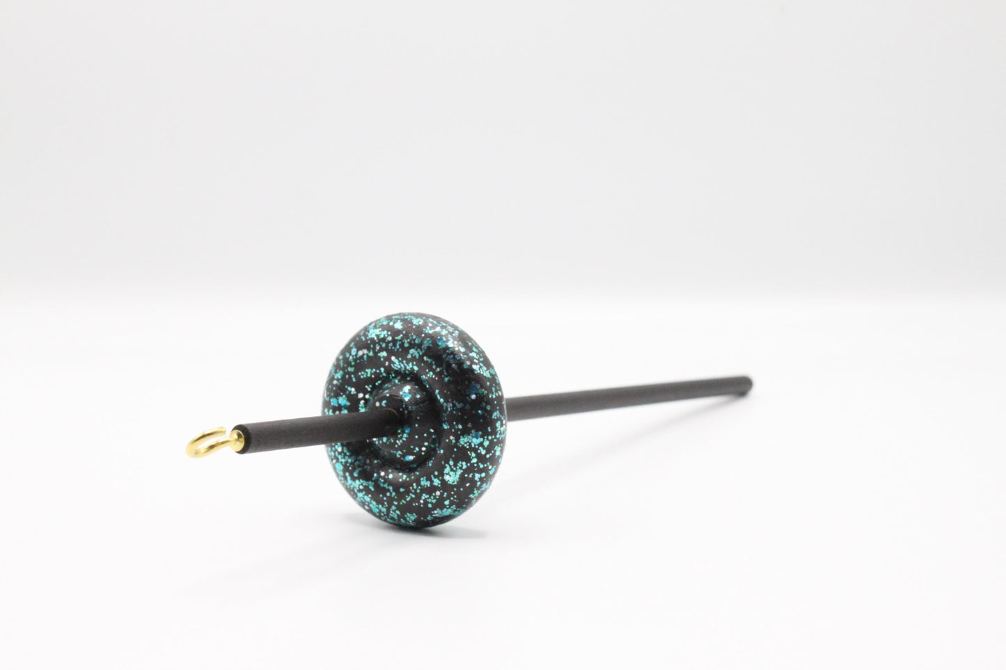 Galaxy Glitter Lace Weight Drop Spindle - Top or Bottom Whorl