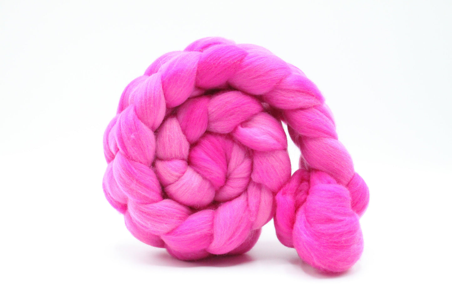 Complete Beginner Mermaid Drop Spindle Spinning Kit - Mini Size Pink - Top Whorl, Bottom Whorl, Supported, and Roving
