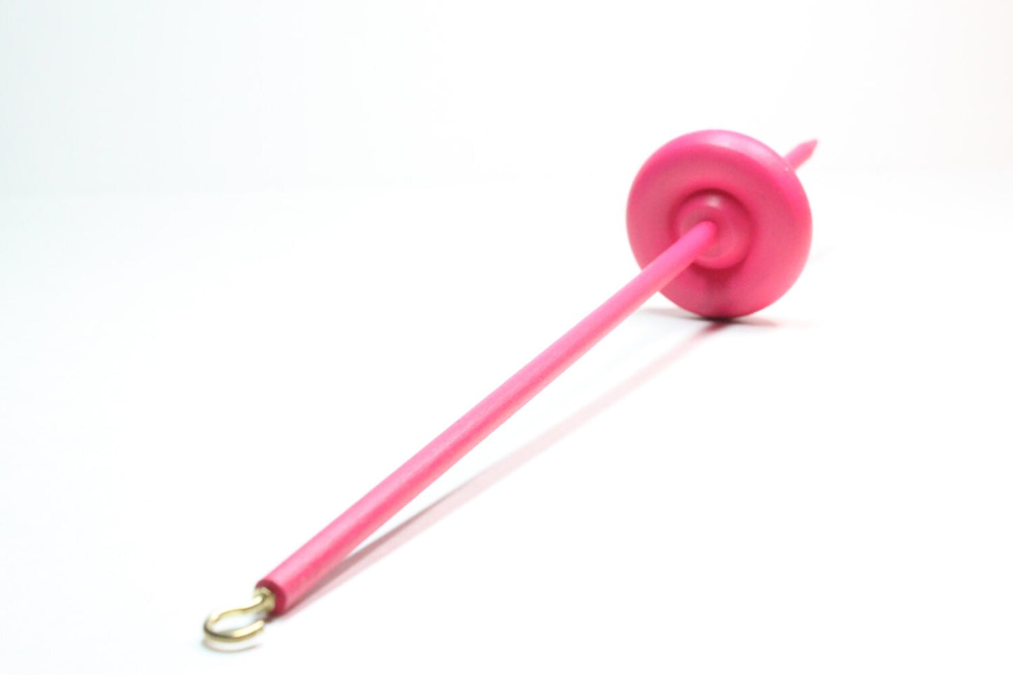 Pink Laceweight Drop Spindle - Learn To Spin - Beginners Dream