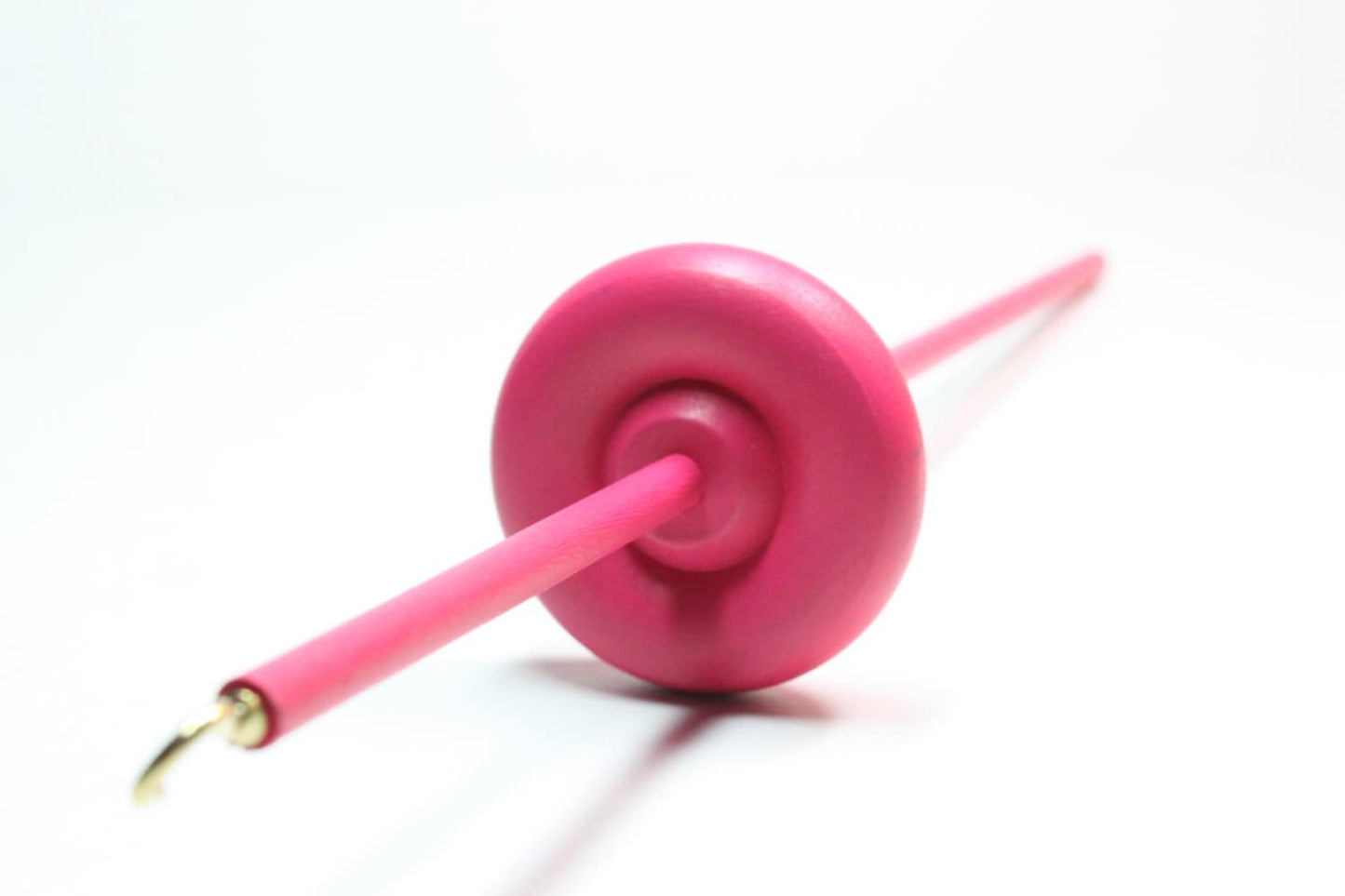 Pink Laceweight Drop Spindle - Learn To Spin - Beginners Dream