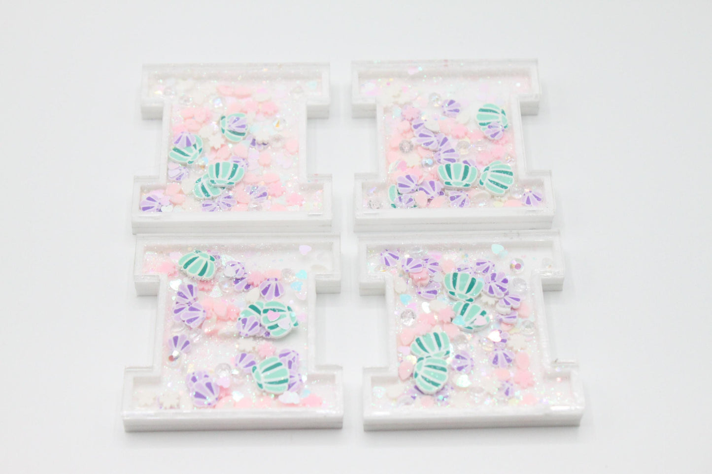 Winter Mermaid - Shaker Wraps Per Inch Tool - Spinning, Weaving, Knitting Crochet Tool - Knitter Gift, Spinning Gift