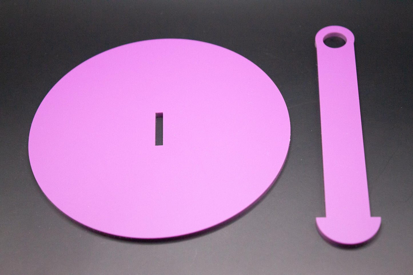 Jewel Tone Acrylic Portable Yarn Holder Wristlet - Crochet Knitting Spinning Travel Yarn Cake Holder - Pick Your Colors