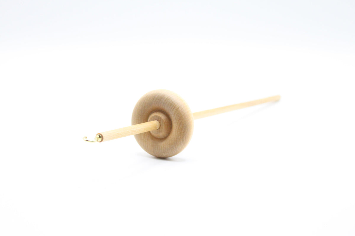 Beginners Spinning Lace Weight Complete Kit - Learn To Spin - Top Whorl, Bottom Whorl, Supported, and Roving - Berry Crush