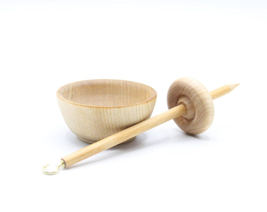 Mini Supported Drop Spindle Spinning Set - Beginner's Dream